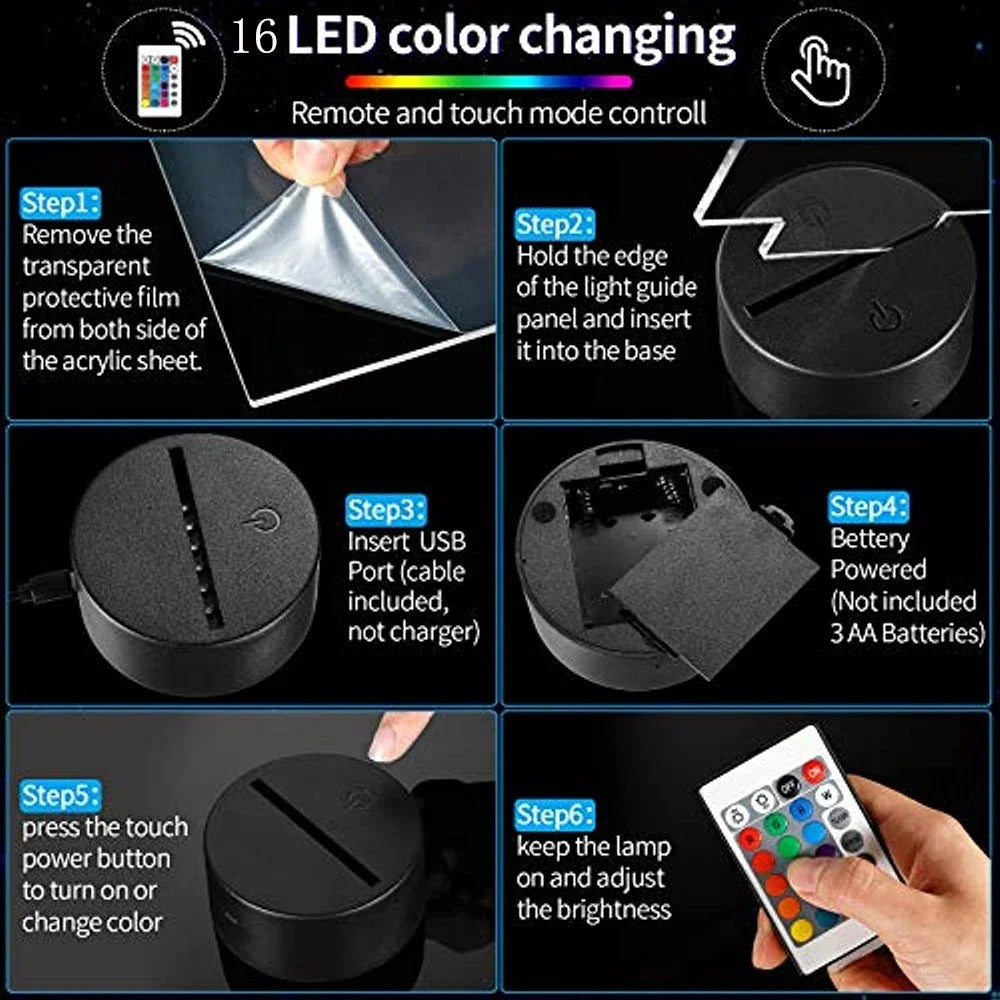 3D Stich Illusion Light